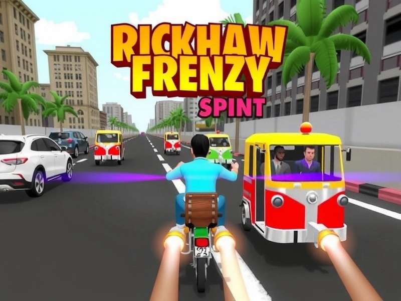 Rickshaw Frenzy Sprint Gameplay